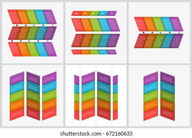 Infographics template set