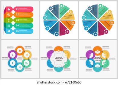 Infographics template set