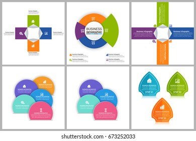 Infographics template set