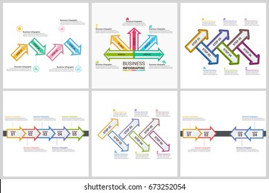 Infographics template set