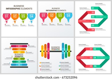 Infographics template set