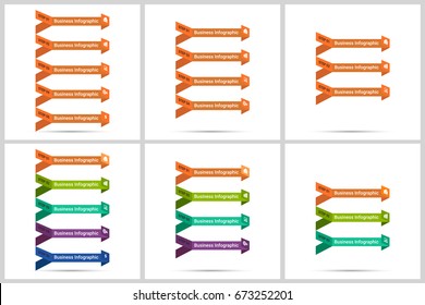 Infographics template set