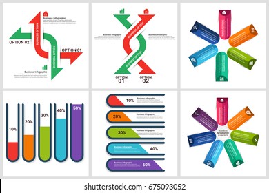 Infographics template set