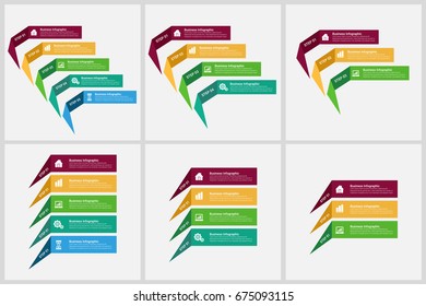 Infographics template set