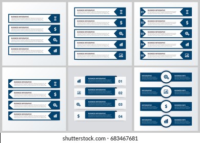 Infographics template set