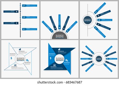 Infographics template set