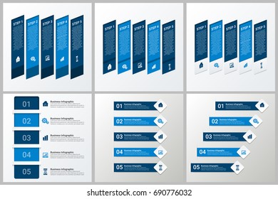 Infographics template set