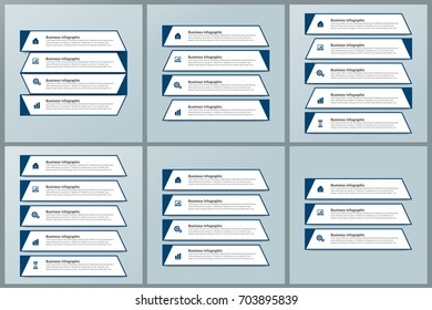 Infographics template set