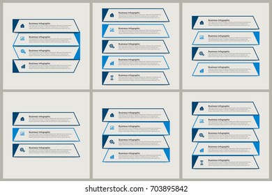 Infographics template set