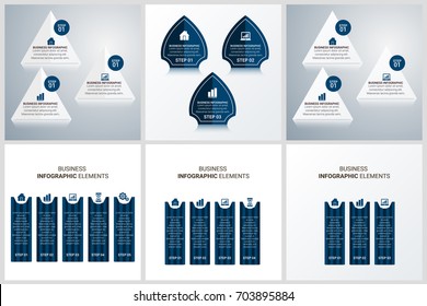 Infographics template set