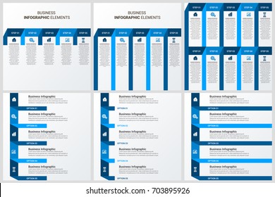 Infographics template set