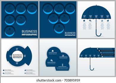 Infographics template set