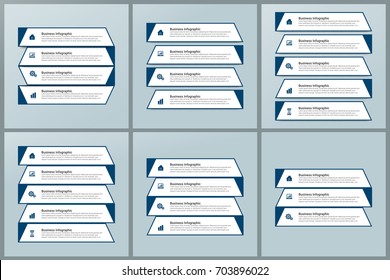 Infographics template set