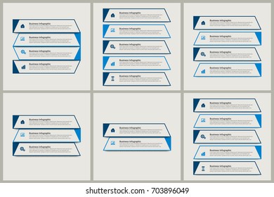 Infographics template set