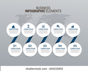 Infographics template Vector