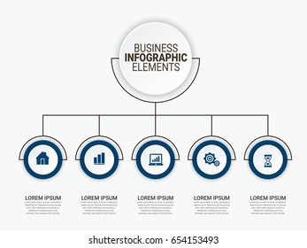 Infographics template Vector