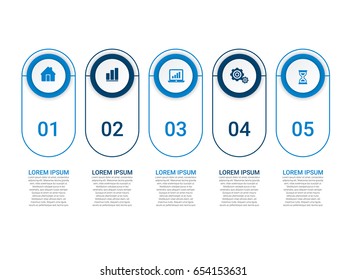 Infographics template Vector