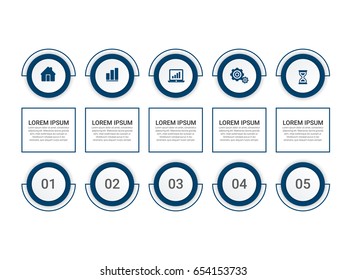 Infographics template Vector