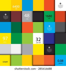 infographics  Template vector / infographic schedule mission for business  or workout 