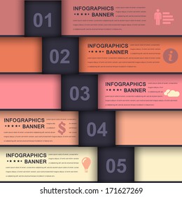 Infographics Template Web Elements 