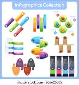Infographics Template and Web Elements Collection