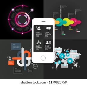 Infographics Templates, Vector Illustration