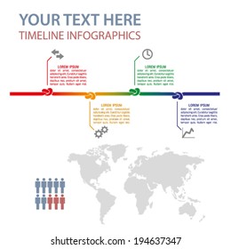Infographics timeline 