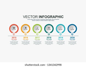 infographics timeline design template