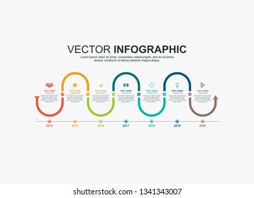infographics timeline design template