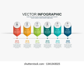infographics timeline design template