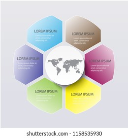 Infographics timeline design template with label design and icons 6 options or steps. Can be used for content, business, diagram chart, digital network and flowchart.Vector element illustration.