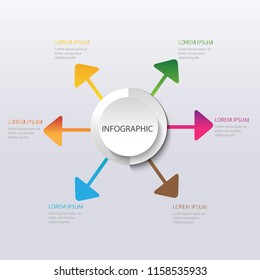 Infographics timeline design template with label design and icons 6 options or steps. Can be used for content, business, diagram chart, digital network and flowchart.Vector element illustration.