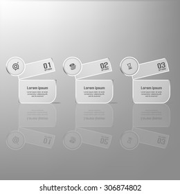 Infographics transparent banner