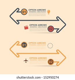 Infographics Vector Background Number Options Banner & Card