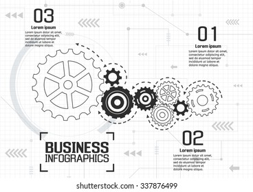 Infografiken, Vektorgrafik-Geschäftsdesign