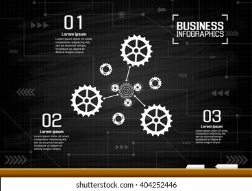 Infographics vector business design