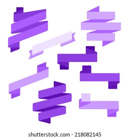 Infographics vector Creative trendy ribbon flat business financial trendy ribbon flat style