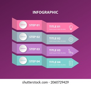 Infografiken. Vektordesign-Banner-Vorlage für Geschäftspräsentationen.