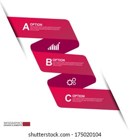 Infographics vector design template