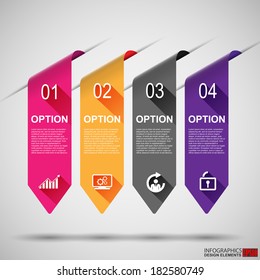 Infographics vector design template