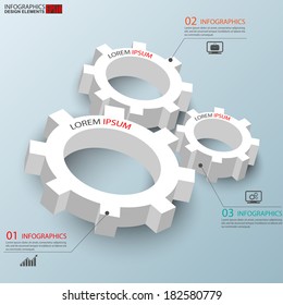 Infographics vector design template 