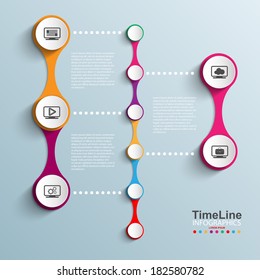 Infographics vector design template 