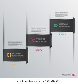 Infographics vector design template