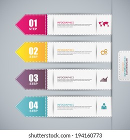 Infographics vector design template