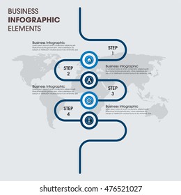 Infographics vector design template