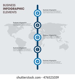 Infographics vector design template
