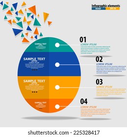 Infographics vector design template. Vector illustration.