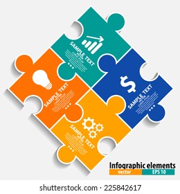 Infographics vector design template. Vector illustration.