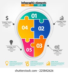 Infographics vector design template. Vector illustration.