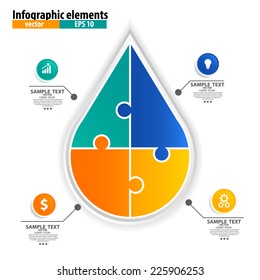 Infographics vector design template. Vector illustration.